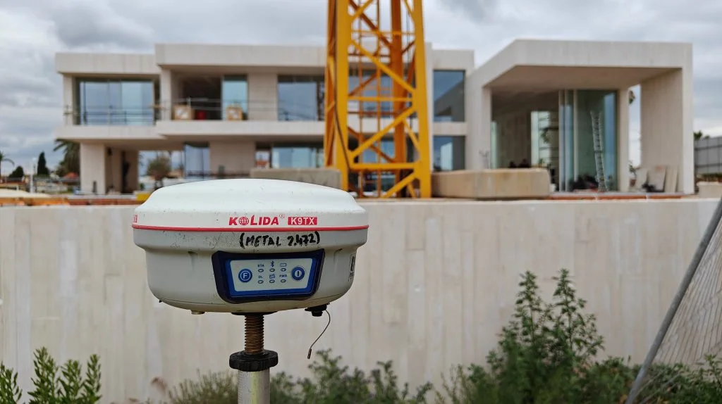 remplanteo con GNSSS RTK